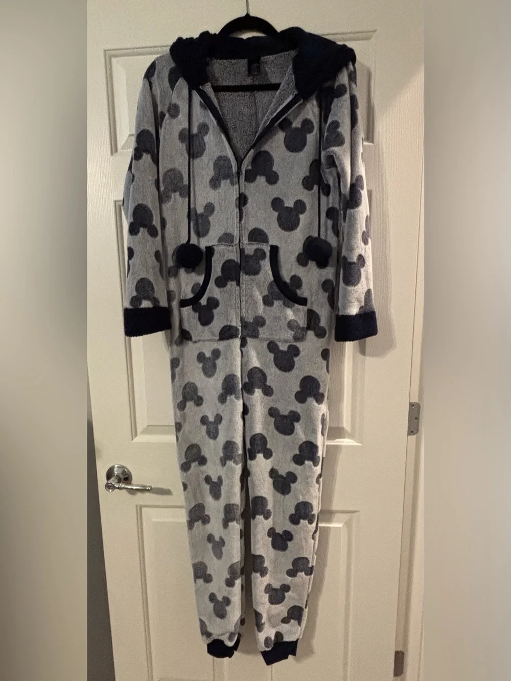 Disney Micky Mouse Onesie with Ear Hood - Picture 2 of 15